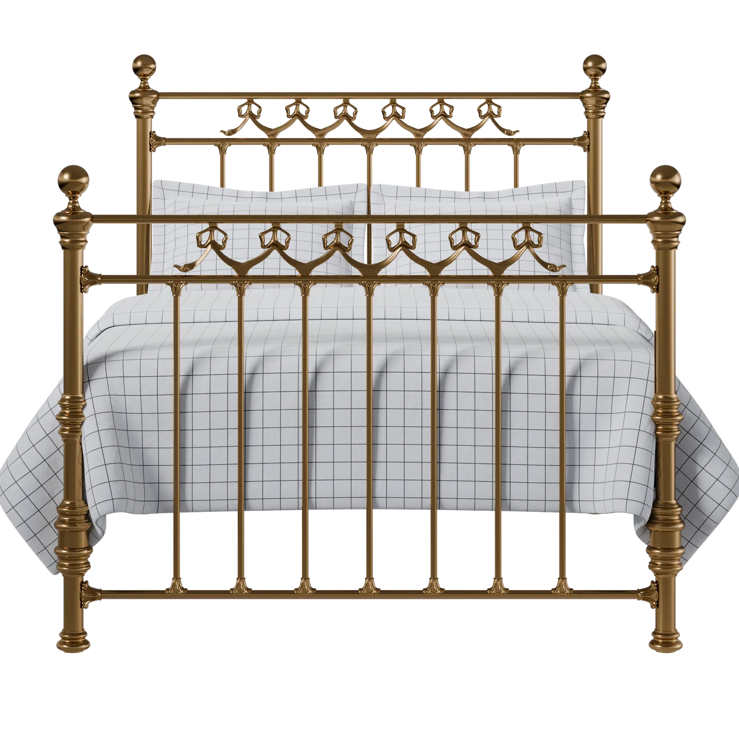 Braemore brass bed with Juno mattress