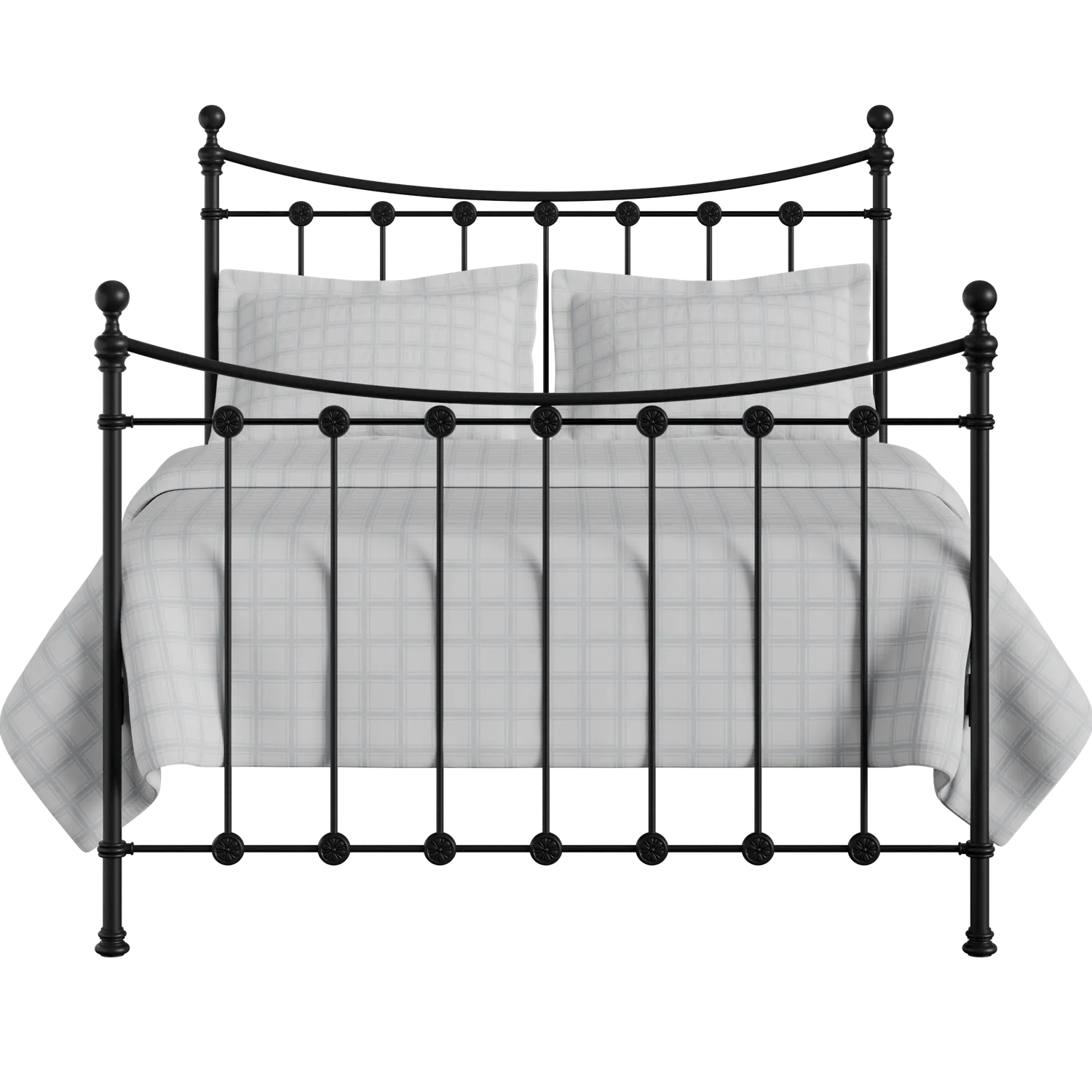 Carrick Solo cama de metal en negro