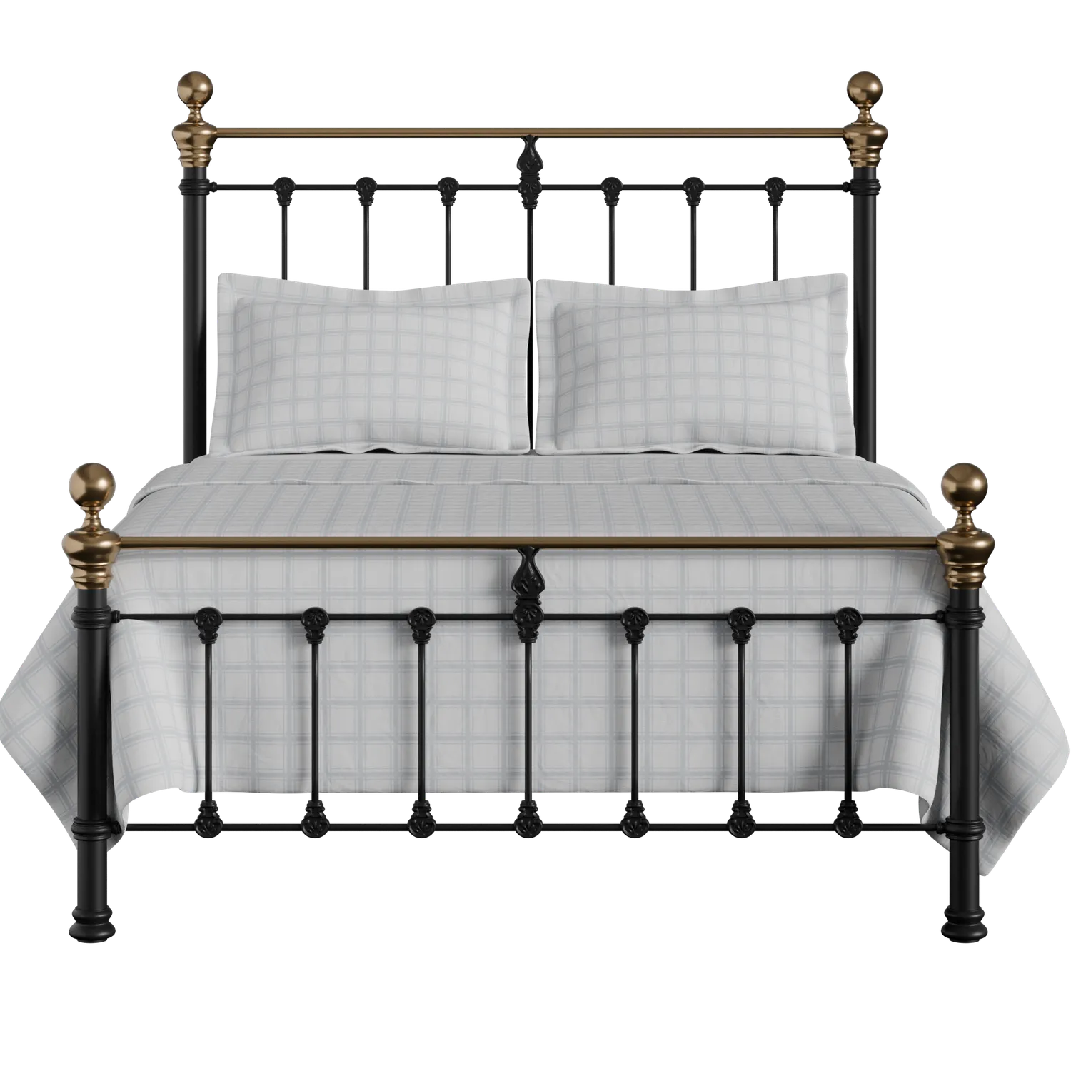 Hamilton Low Footend iron/metal bed in black