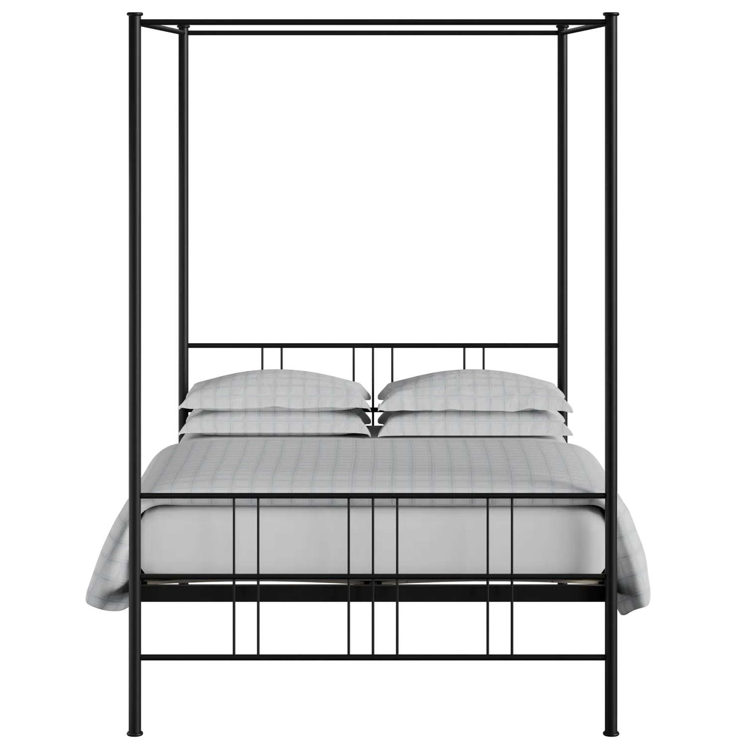 Toulon cama de metal en negro