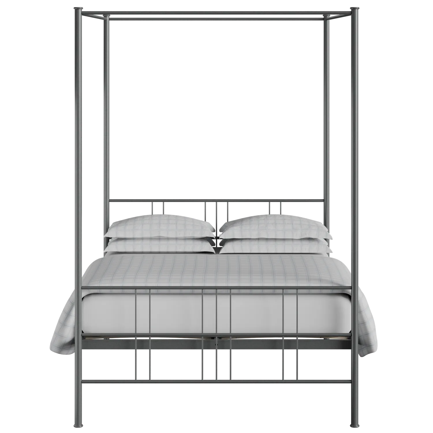 Toulon iron/metal bed in pewter