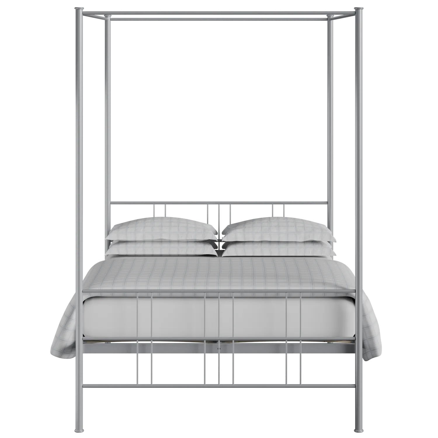 Toulon iron/metal bed in silver