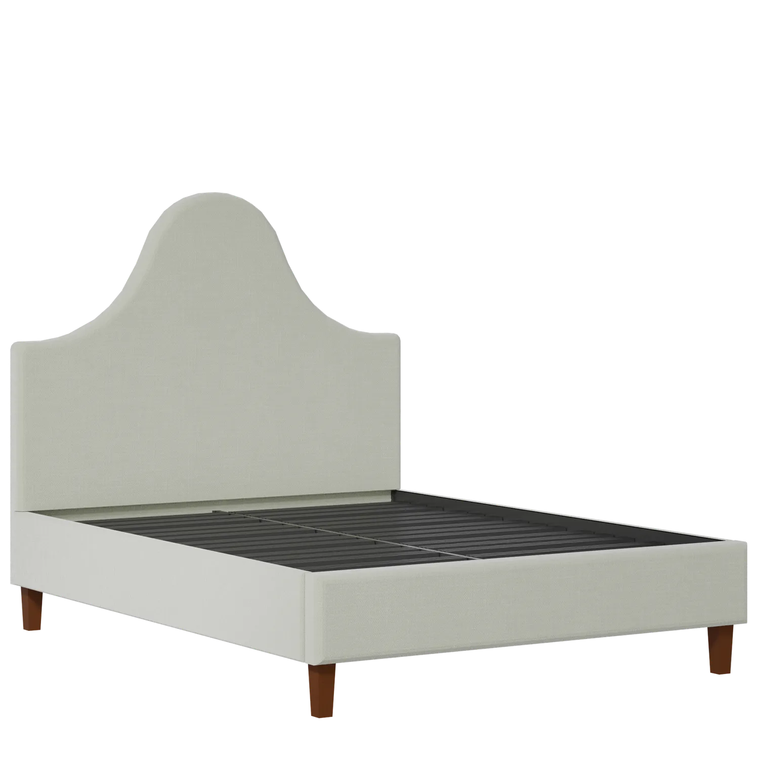 Beverley upholstered bed in mineral fabric