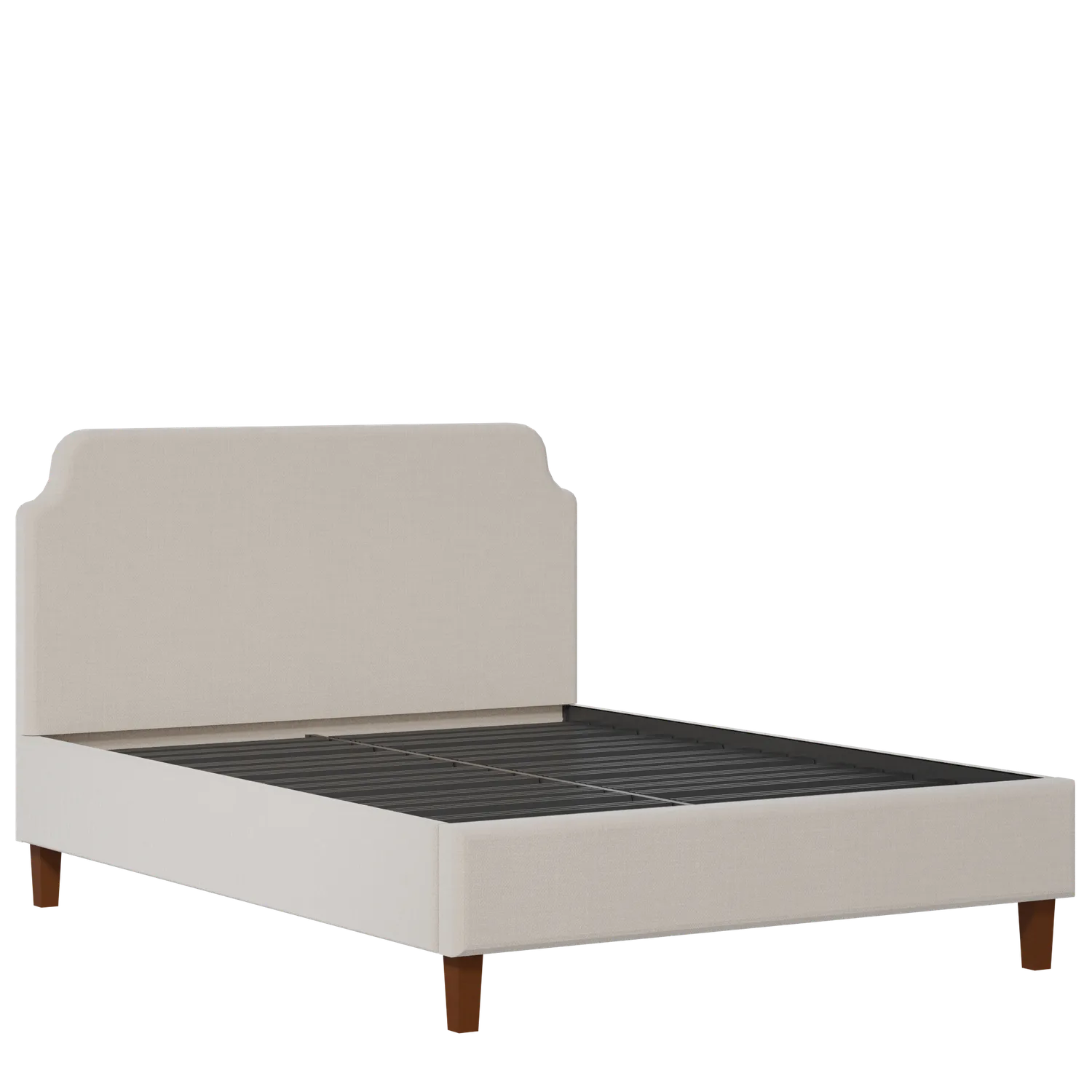 Charing Slim upholstered bed in silver fabric