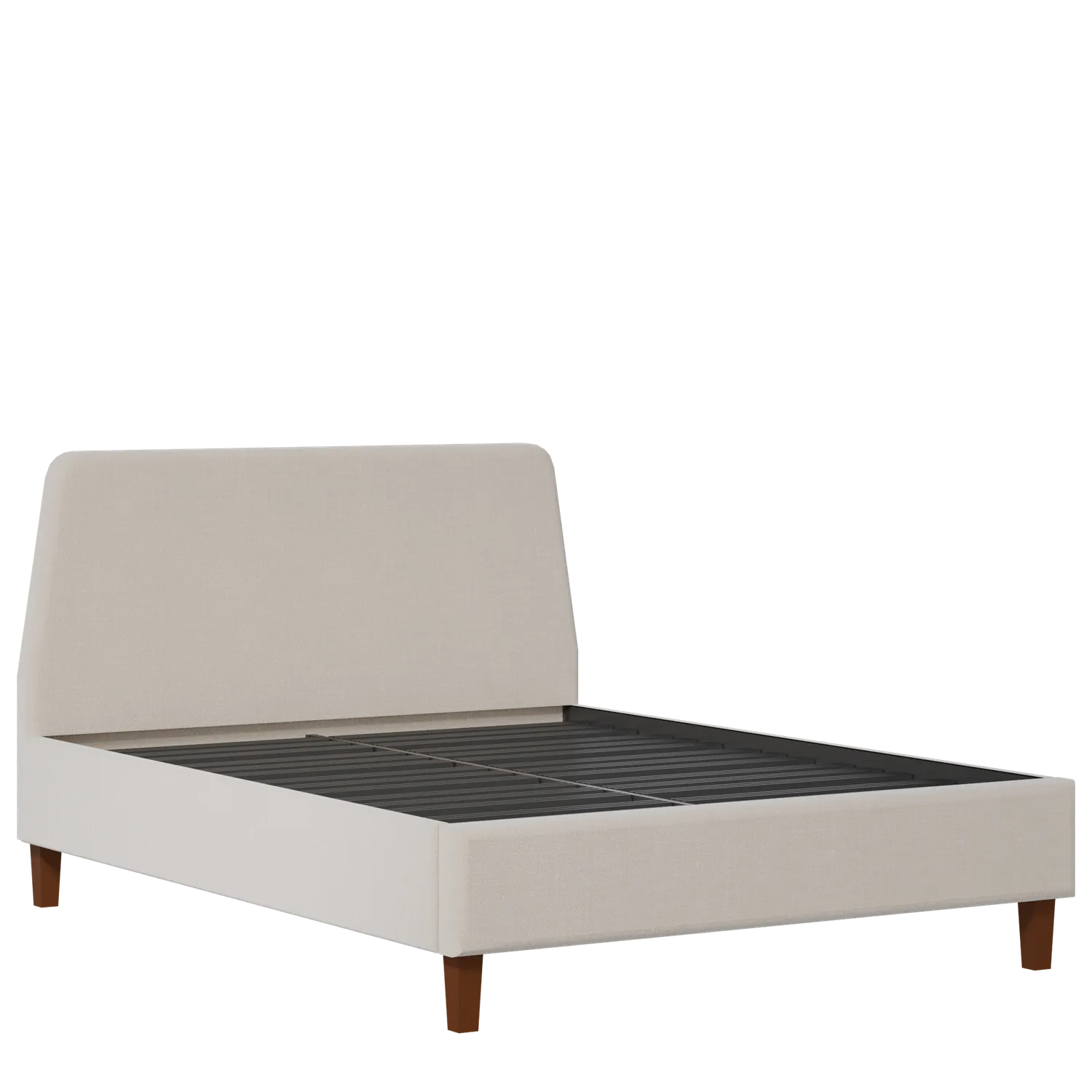 Hanwell Slim upholstered bed in silver fabric