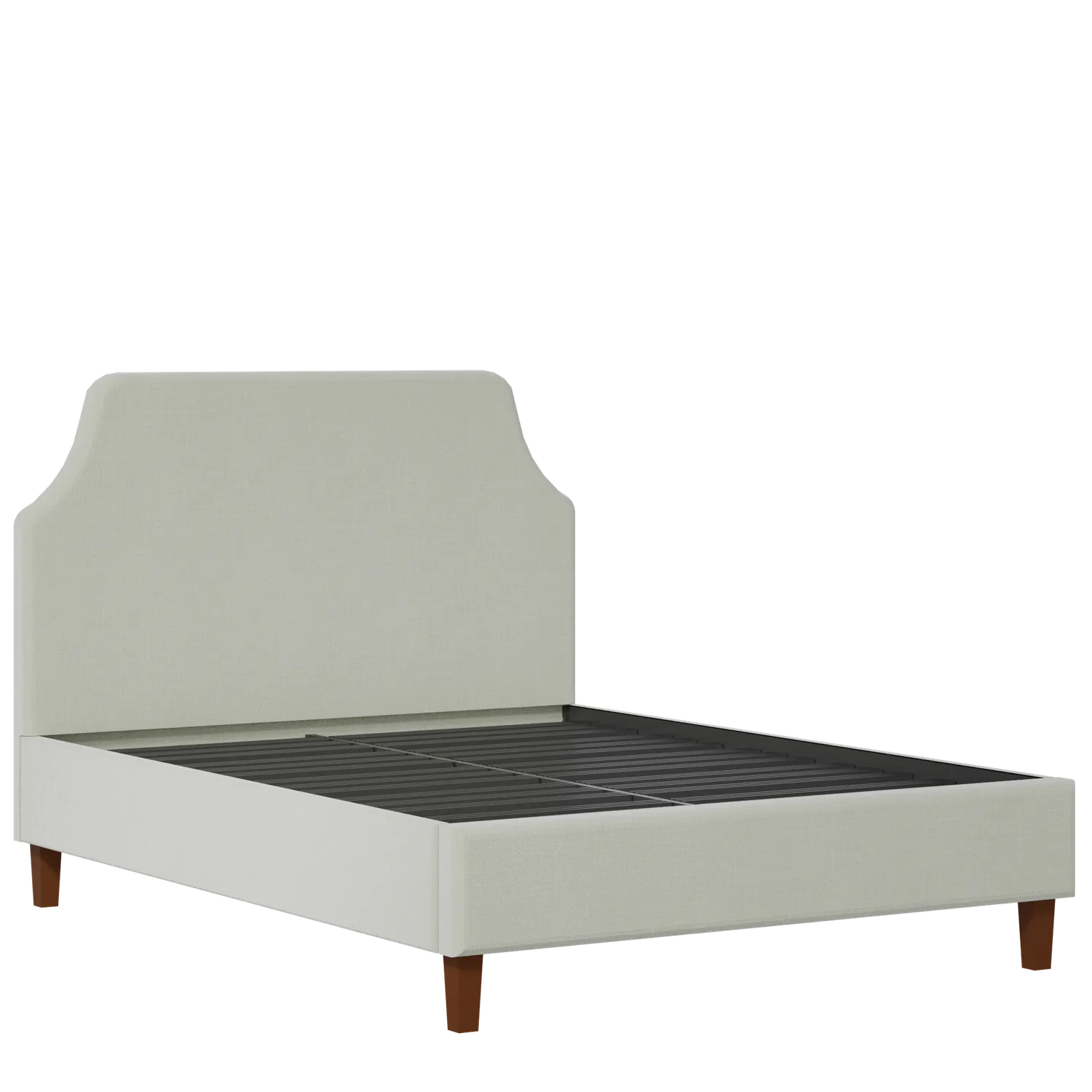 Henley upholstered bed in mineral fabric