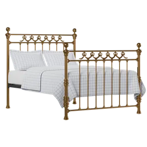Braemore brass bed with Juno mattress - Thumbnail