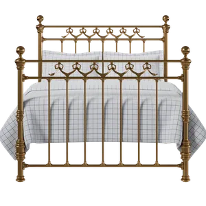 Braemore brass bed with Juno mattress - Thumbnail