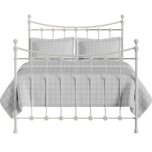 Carrick Solo iron/metal bed in ivory - Thumbnail