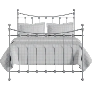 Carrick Solo iron/metal bed in silver - Thumbnail