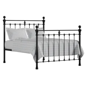 Hamilton Solo cama de metal en negro con colchón - Thumbnail