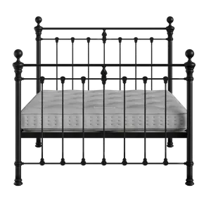 Hamilton Solo letto in ferro nero con materasso - Thumbnail