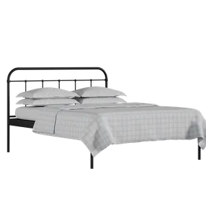 Hampton cama de metal en negro con colchón - Thumbnail