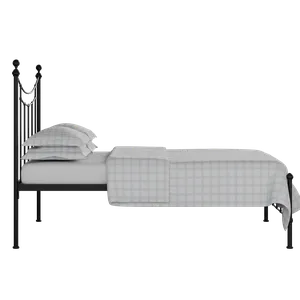 Isabelle metallbett in schwarz mit Juno matratze - Thumbnail