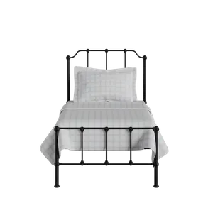Julia iron/metal single bed in black - Thumbnail