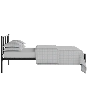 Mortlake iron/metal bed in black with Juno mattress - Thumbnail