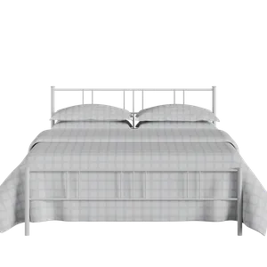 Mortlake iron/metal bed in white - Thumbnail