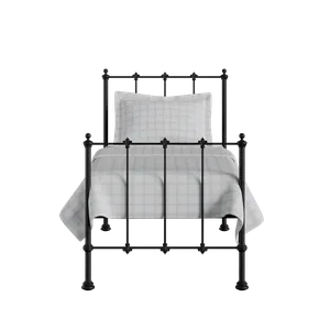 Paris cama individual de metal en negro - Thumbnail