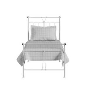 Pellini cama individual de metal en blanco - Thumbnail