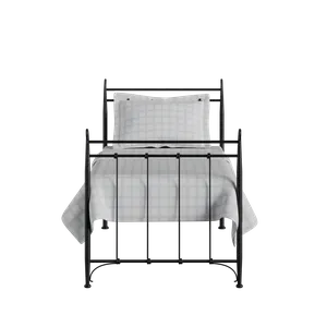 Tiffany cama individual de metal en negro - Thumbnail