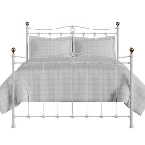 Tulsk iron/metal bed in white - Thumbnail