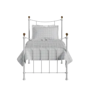 Virginia cama individual de metal en blanco - Thumbnail