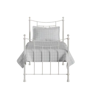 Winchester cama individual de metal en crema - Thumbnail
