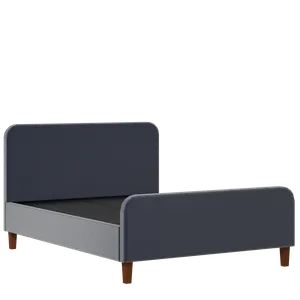 Broughton upholstered bed in oxford blue fabric - Thumbnail