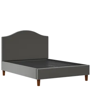 Burley Slim upholstered bed in iron fabric - Thumbnail