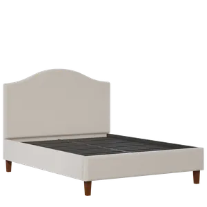 Burley Slim upholstered bed in silver fabric - Thumbnail