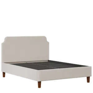 Charing Slim upholstered bed in silver fabric - Thumbnail