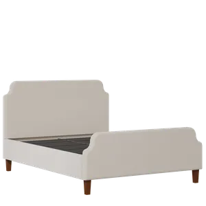 Charing upholstered bed in silver fabric - Thumbnail