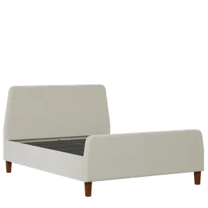Hanwell upholstered bed in oatmeal fabric - Thumbnail