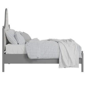 Bryce Upholstered wood upholstered bed in grey with Romo Kemble Putty fabric - Thumbnail