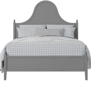 Bryce painted wood bed in grey with Juno mattress - Thumbnail