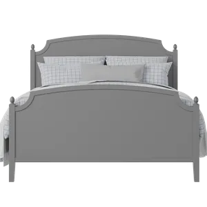 Kipling painted wood bed in grey with Juno mattress - Thumbnail
