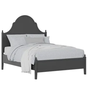 Tennyson painted wood bed in black with Juno mattress - Thumbnail