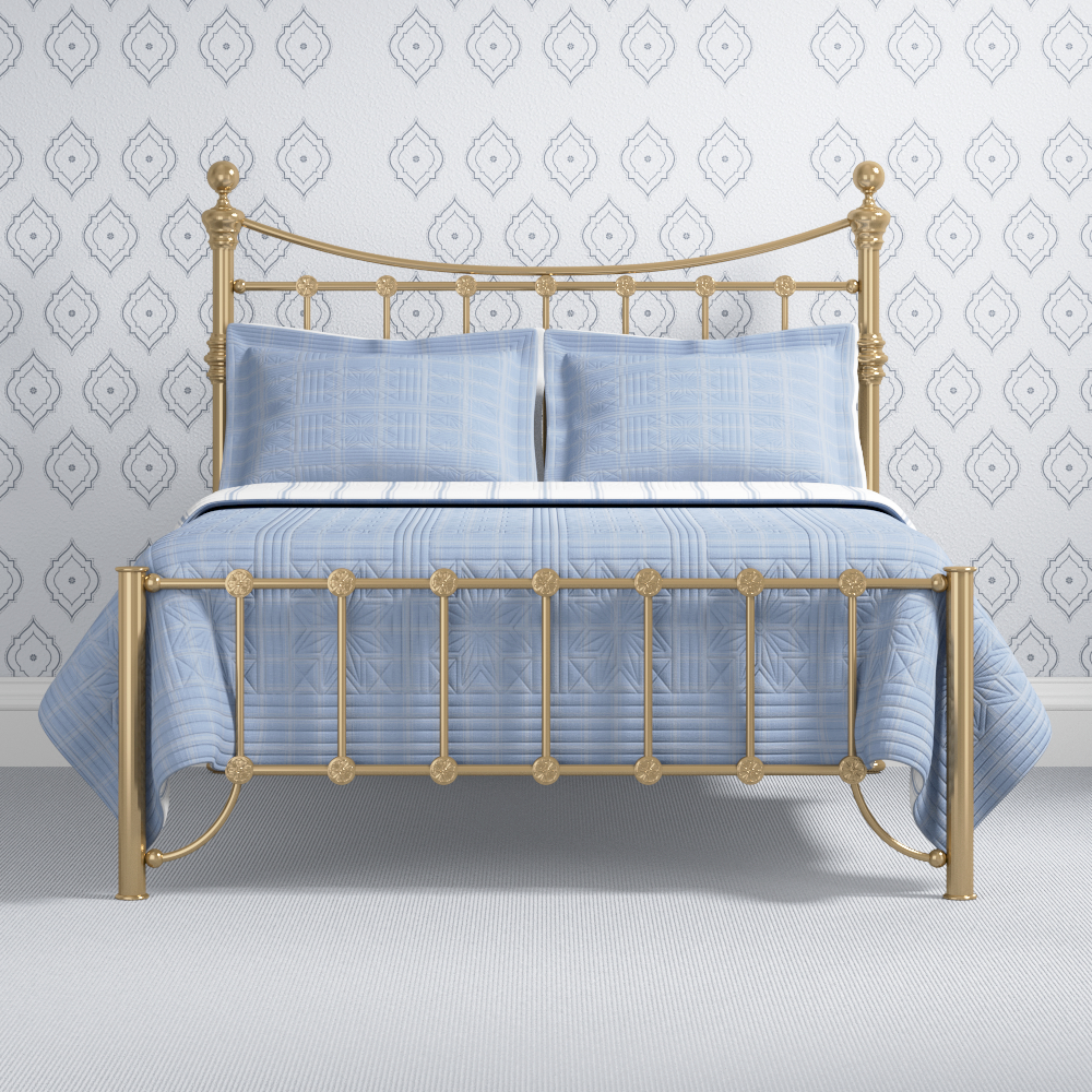 Arran low footend brass bed