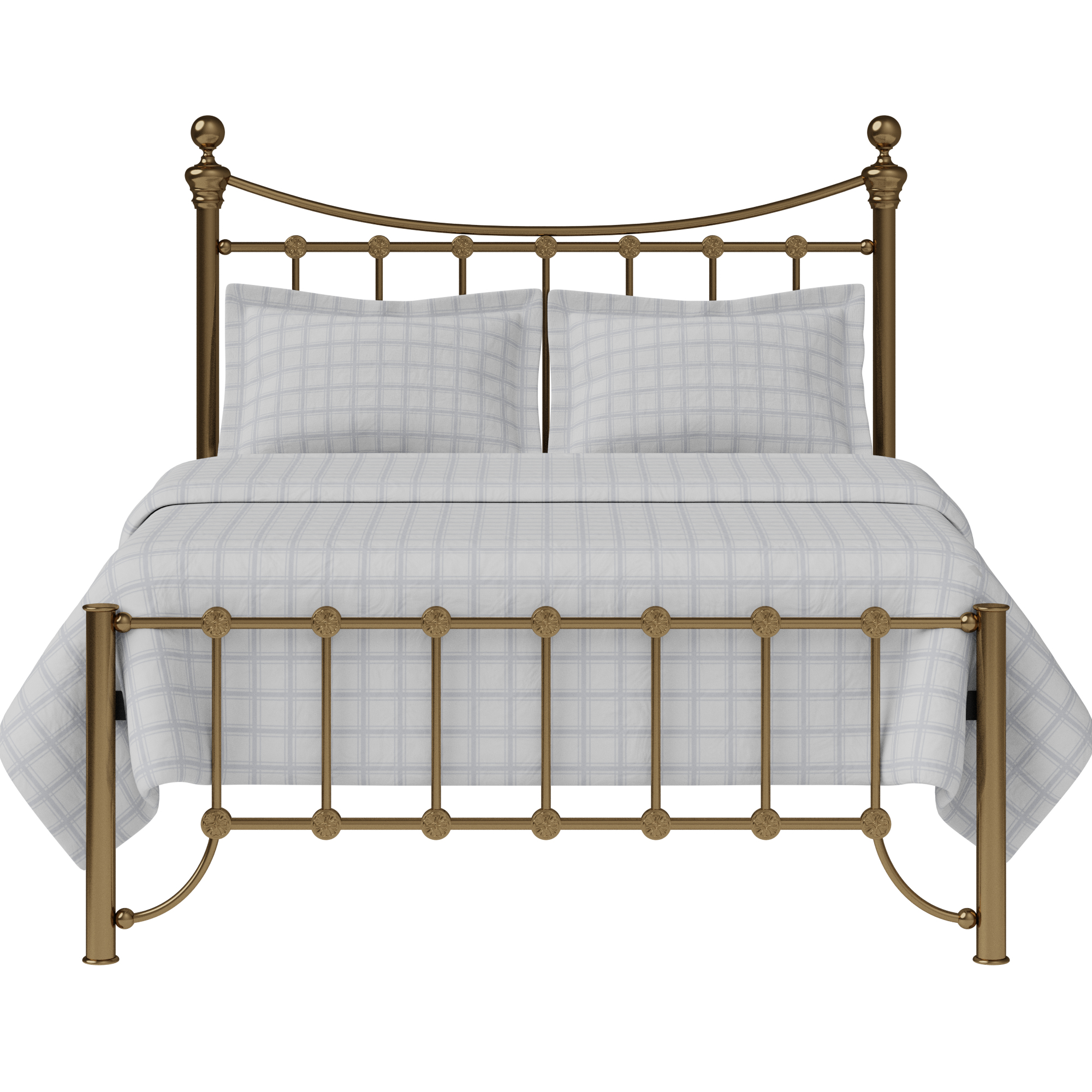 Arran Low Footend   Messing Betten   The Original Bed Co.   DE