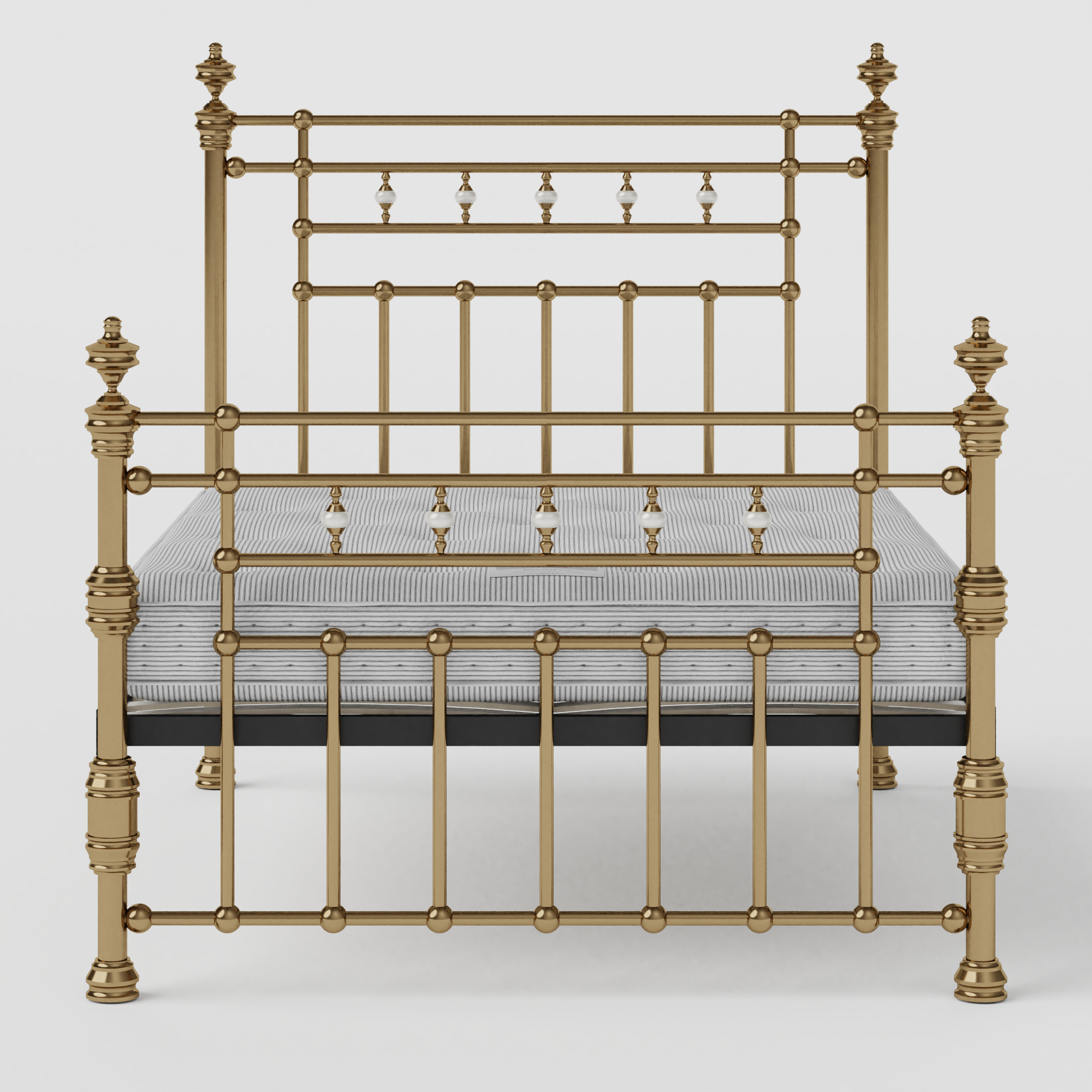 Boyne brass bed with Juno mattress