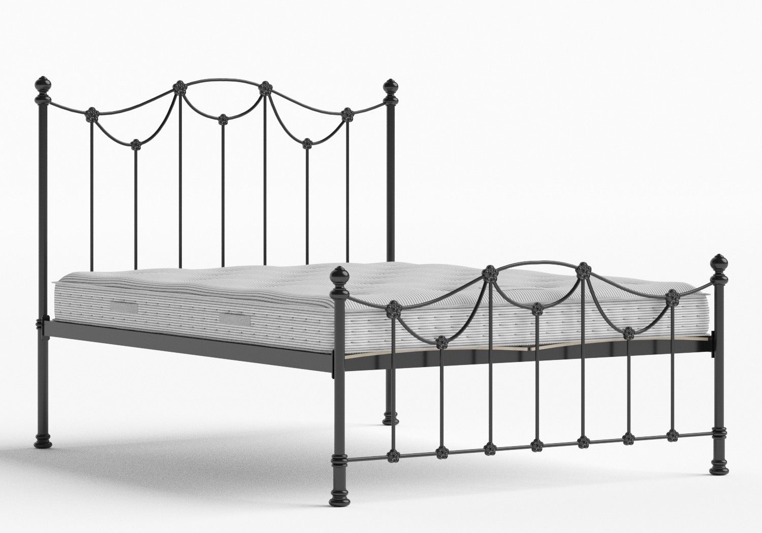 Carie Low Footend Iron/Metal Bed Frame The Original Bed Co UK