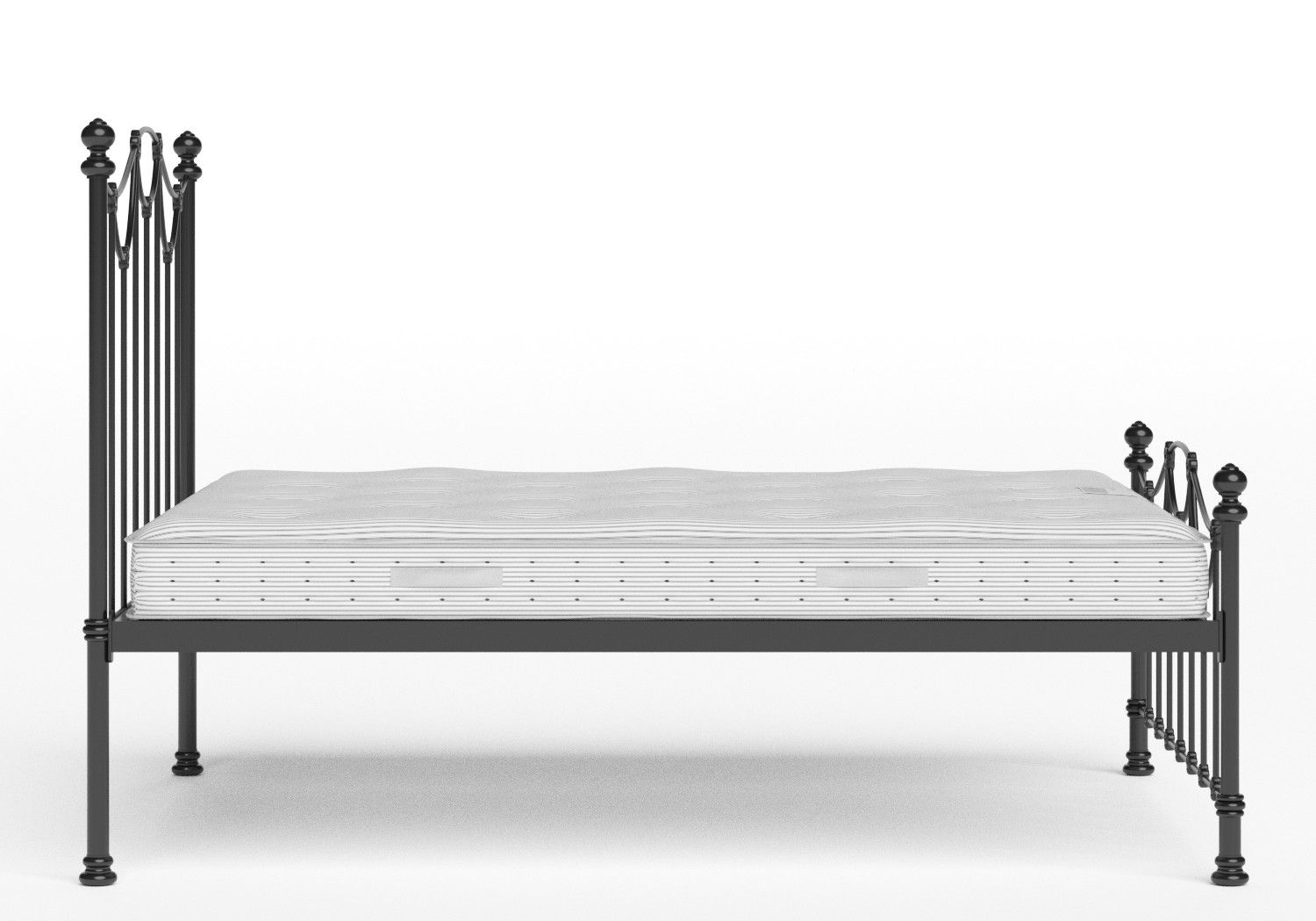 Carie Low Footend Iron/Metal Bed Frame The Original Bed Co UK