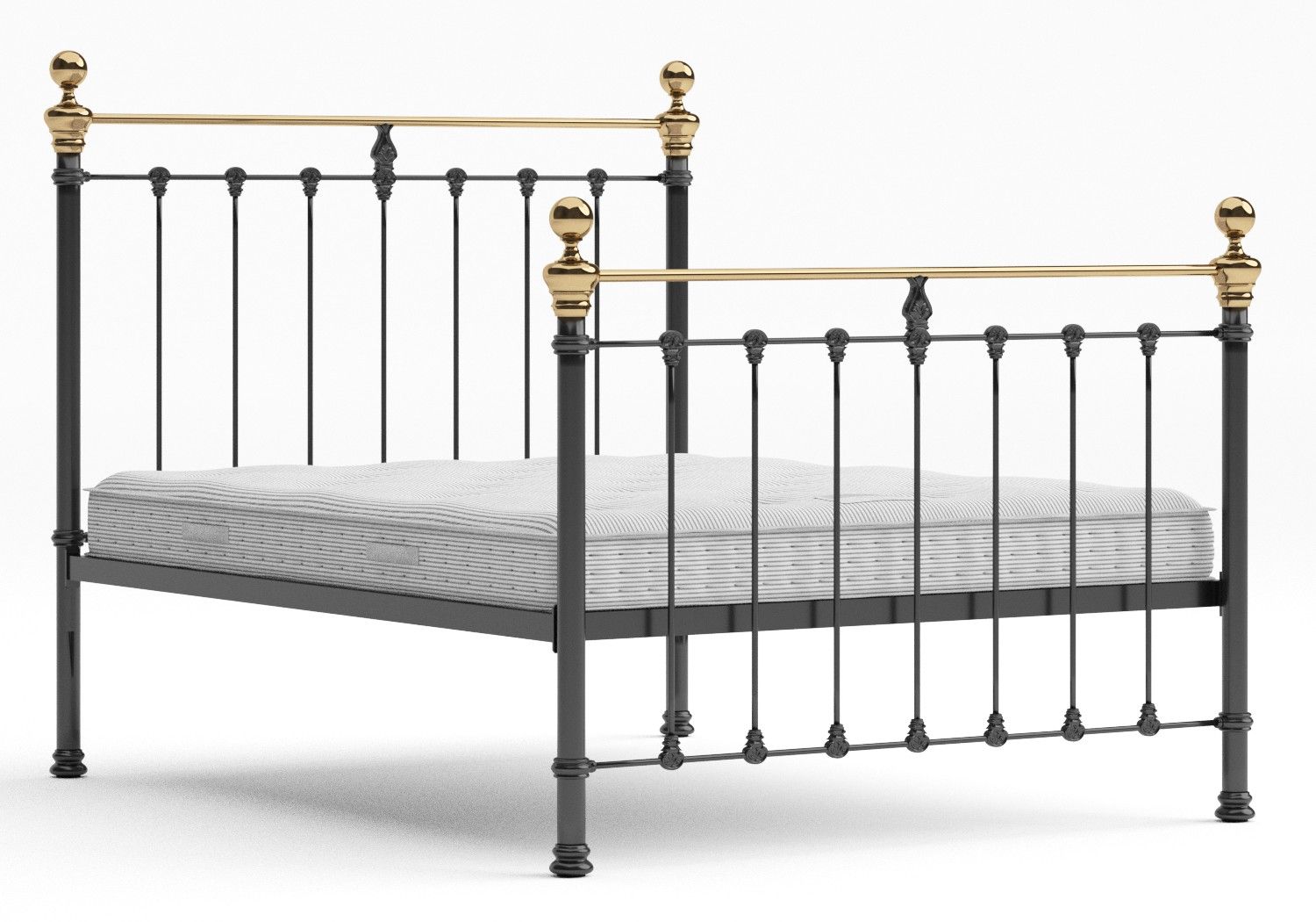 Hamilton Lit en fer avec boutons en laiton The Original Bed Co. FR