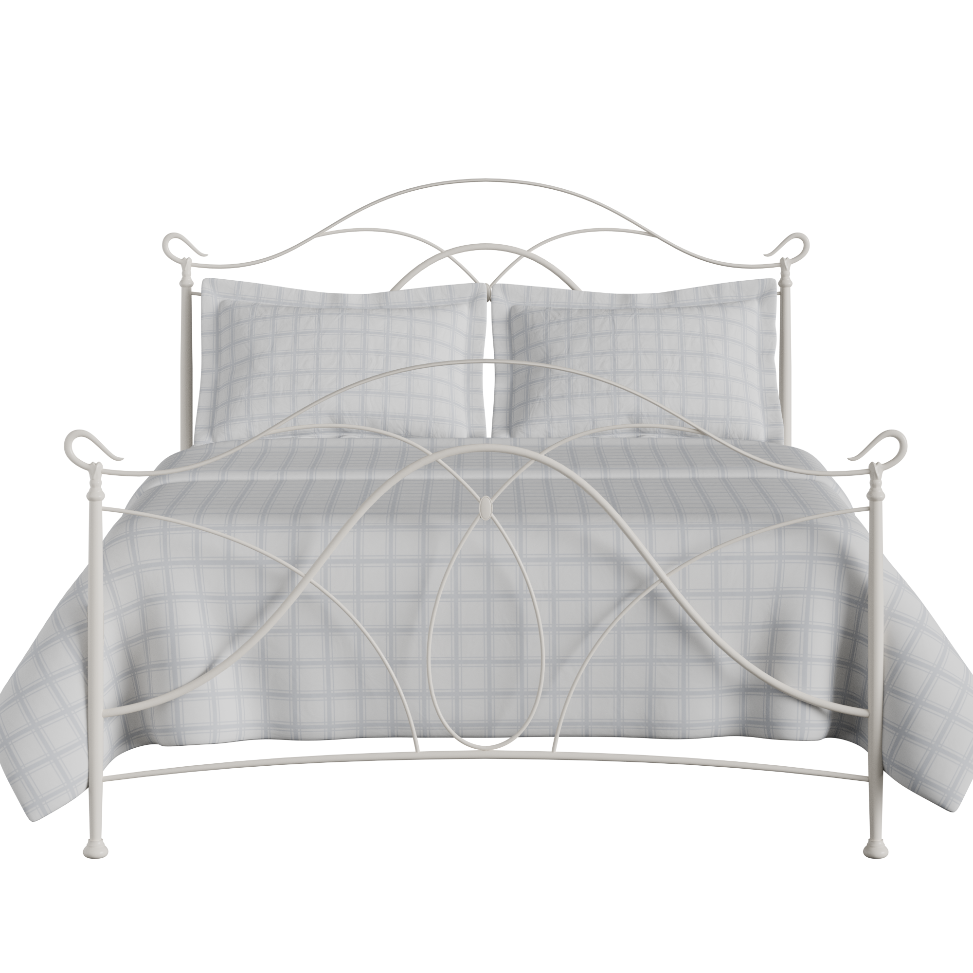 Ardo iron/metal bed in ivory