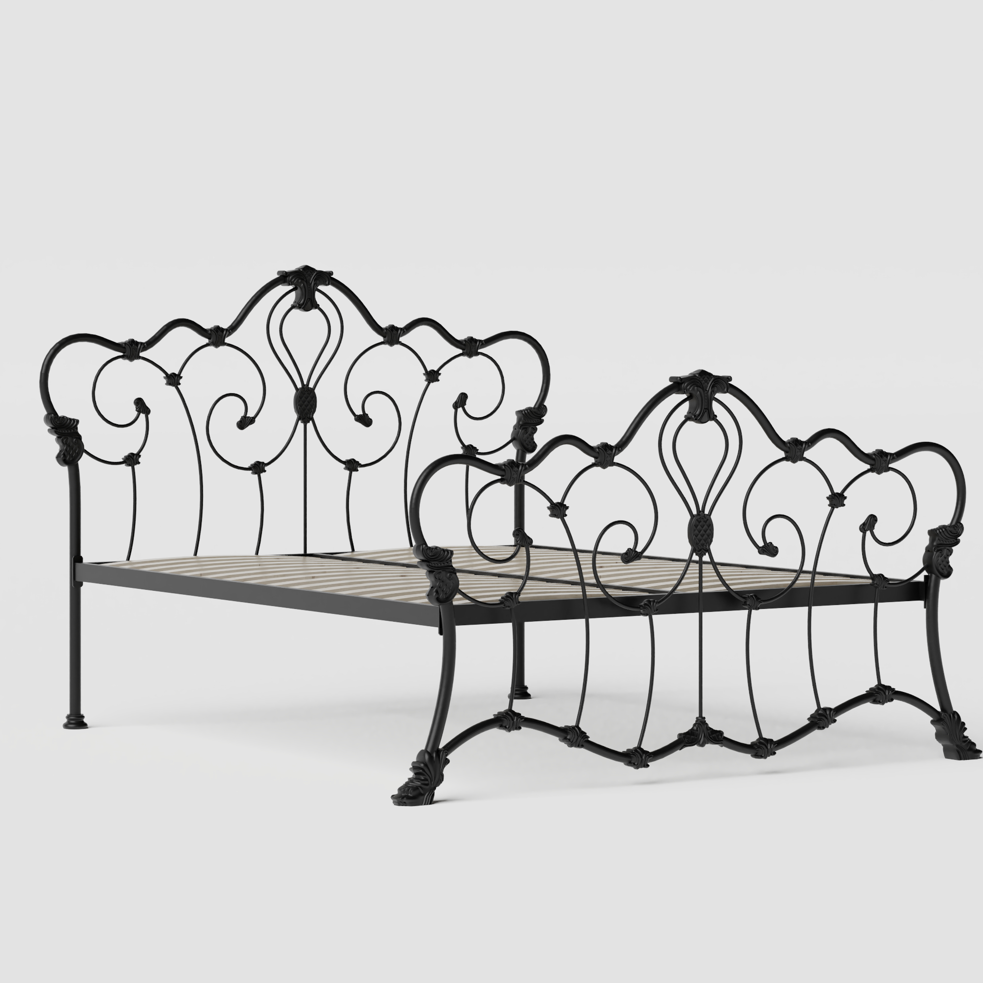 Athalone iron/metal bed in black
