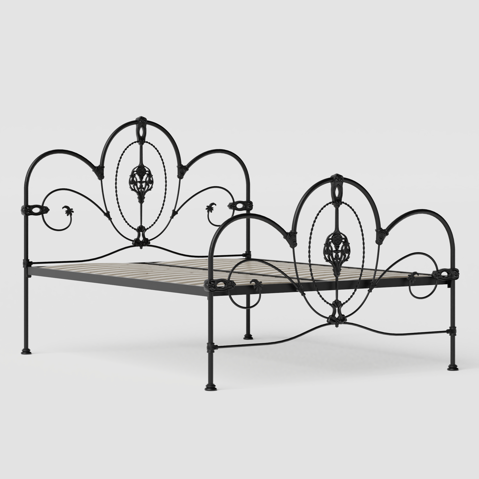 Ballina iron/metal bed in black