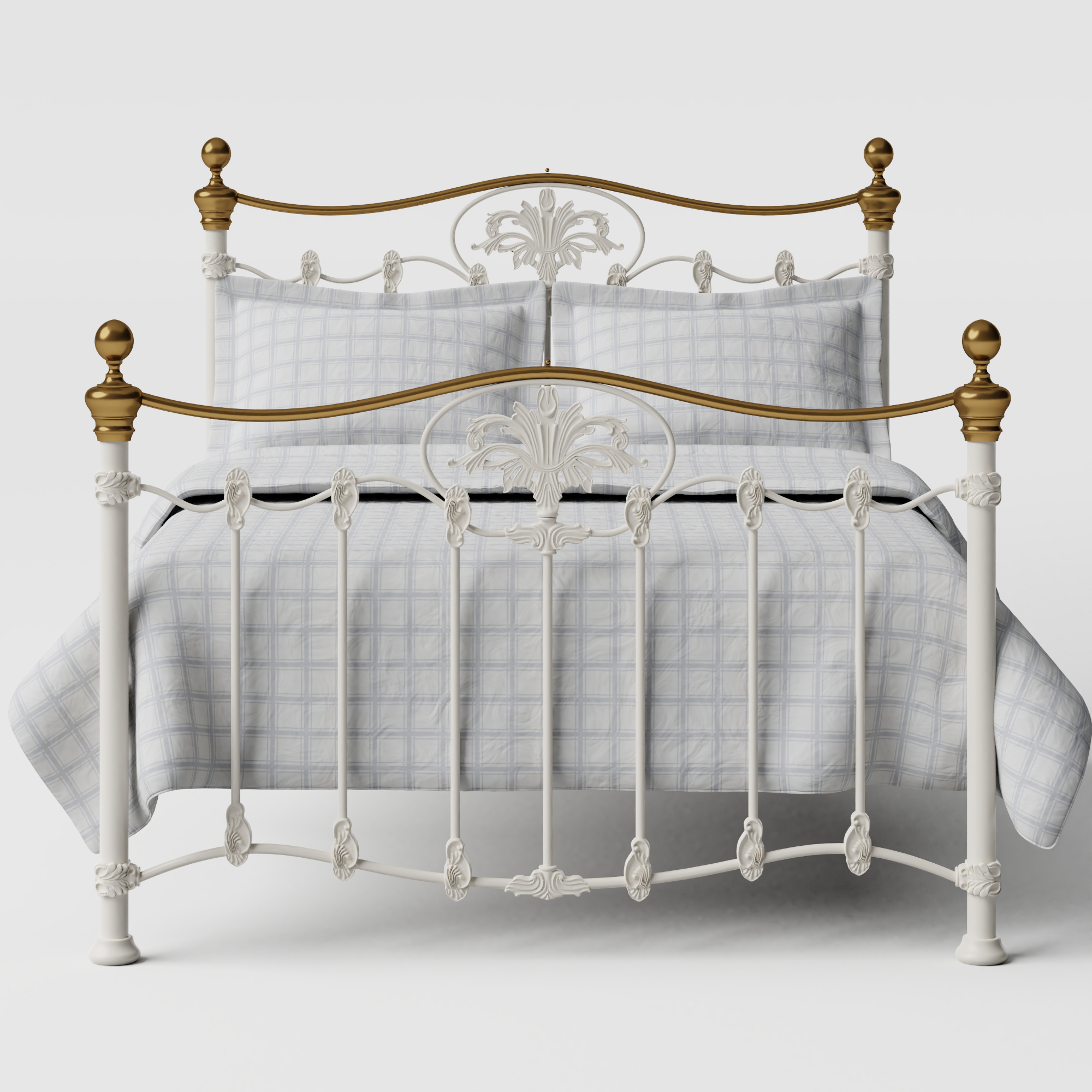 Camolin iron/metal bed in ivory