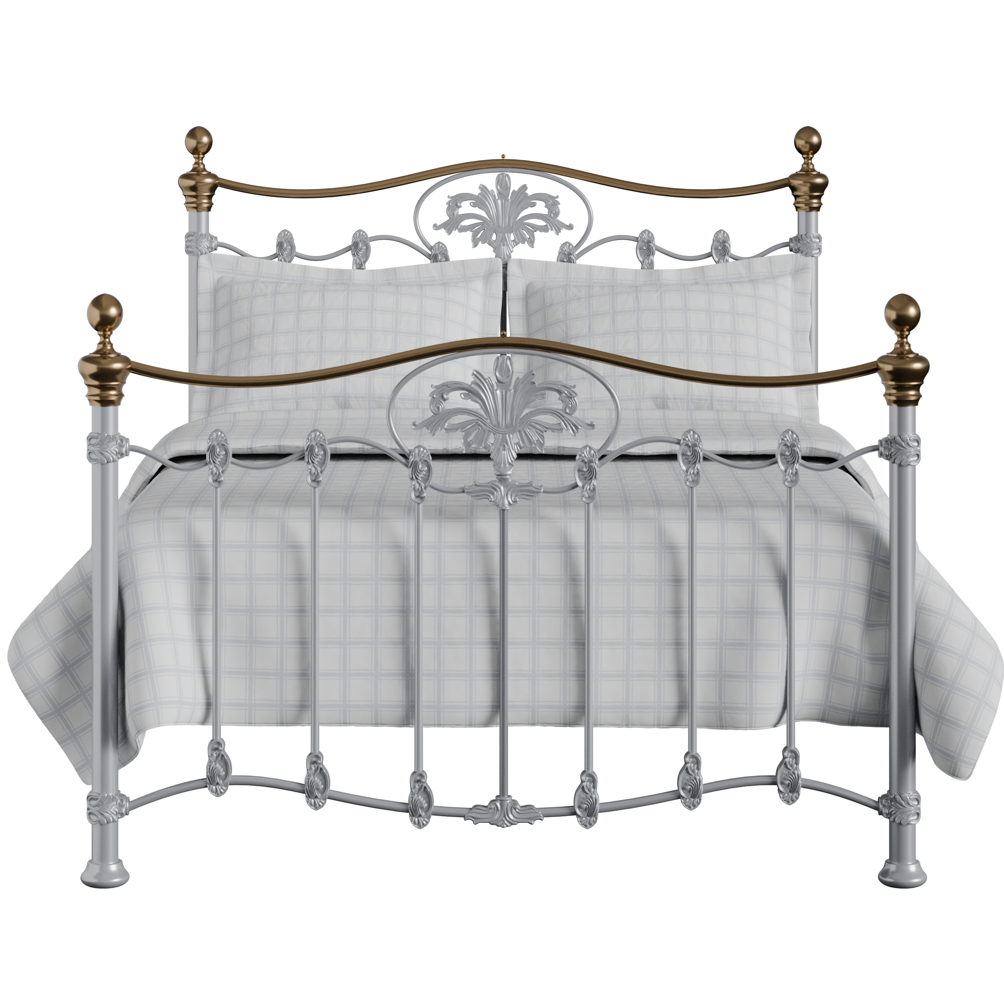 Camolin iron/metal bed in silver