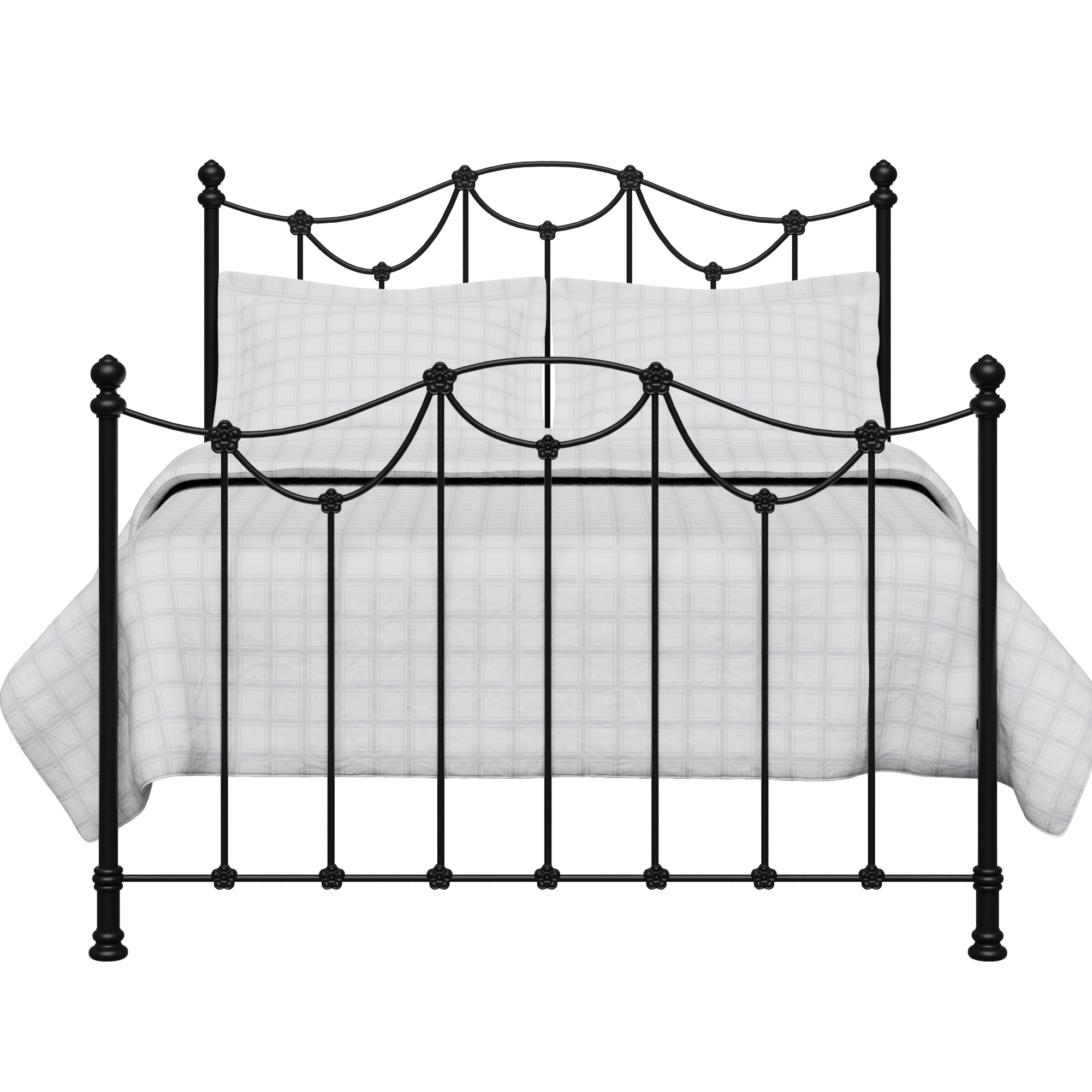 Carie iron/metal bed in black
