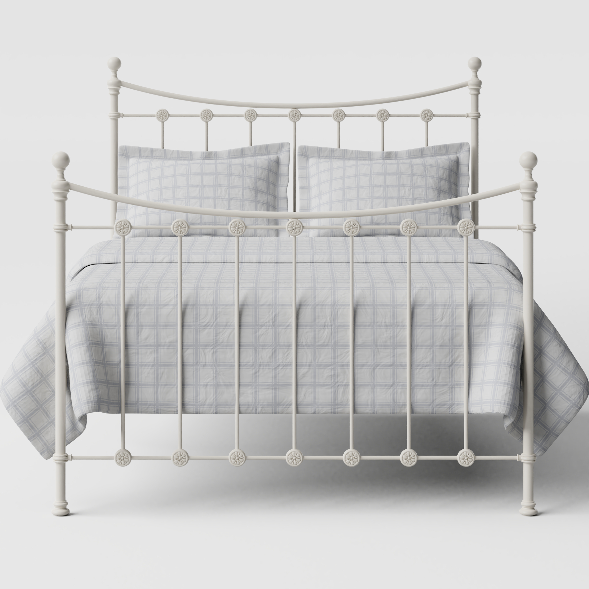 Carrick Solo cama de metal en crema